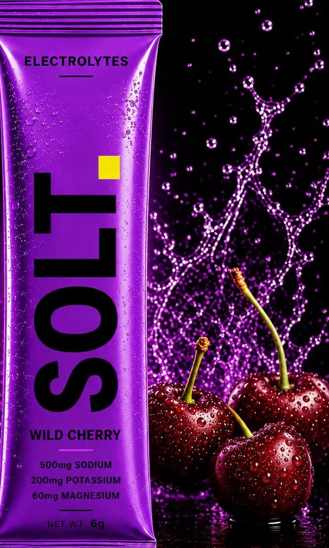 SOLT Wild Cherry, Bold. Refreshing. Built for heat.